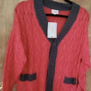 LuLaRoe Lucille NWT cardigan buttons sweater
